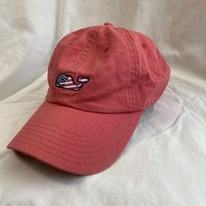 Vineyard Vines hat- salmon American flag fish